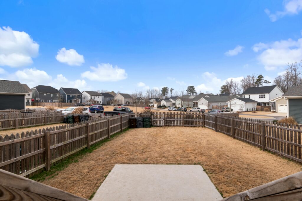 Fence around yard