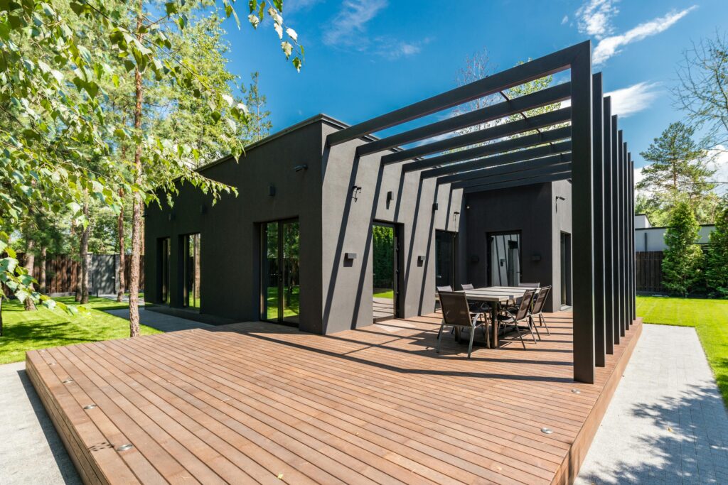 Backyard deck